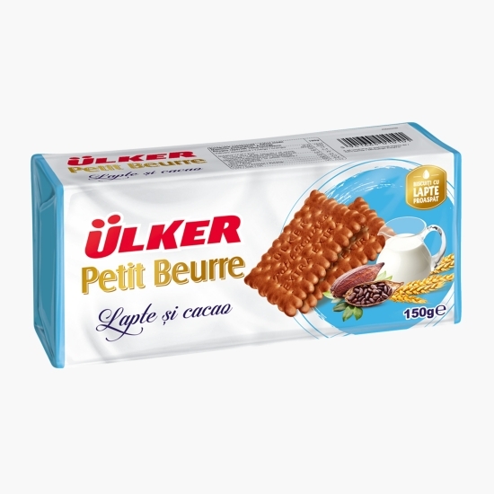 Biscuiți Petit Beurre cu lapte și cacao 150g