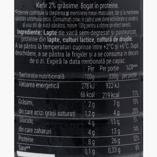 Kefir high protein 2%, 330g