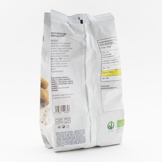 Biscuiți eco proteici cu gust de citrice 200g
