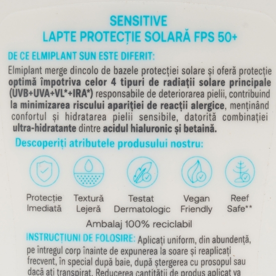 Loțiune protecție solară Sun Sensitive, SPF 50, 200ml