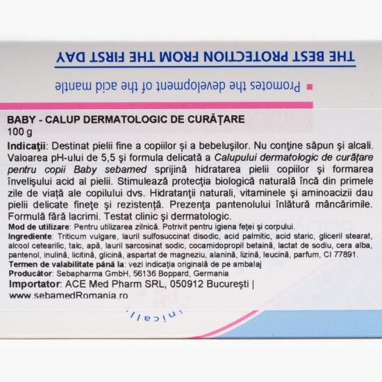Calup dermatologic de curățare Baby 100g