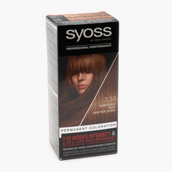 Vopsea de păr permanentă Professional Performance 7-53 blond perlat închis 115ml