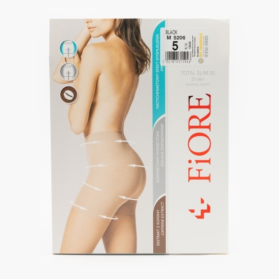 Ciorap modelator Total Slim Medica 20den Negru no. 5