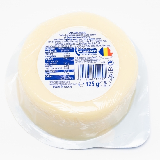 Cașcaval clasic rotund 325g