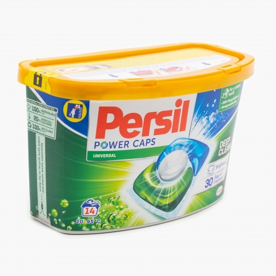 Detergent de rufe capsule pentru haine albe, 14 spălări
