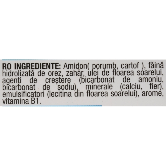 Biscuiți pentru copii, fără gluten, +6 luni, 125g
