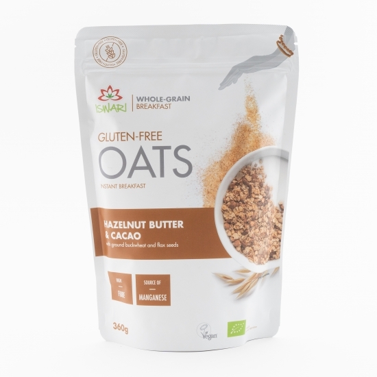 Mic dejun instant eco cu cacao și unt alune pădure 360g