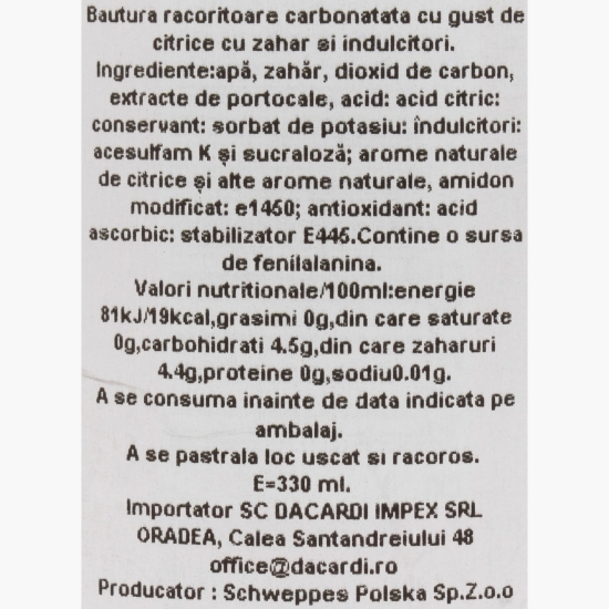 Băutură carbogazoasă Citrus Mix, 0.33l