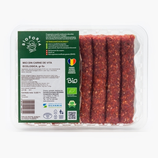 Mici din carne de vită eco 420g