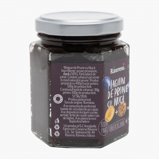 Magiun de prune cu nucă fără zahăr adăugat 220g