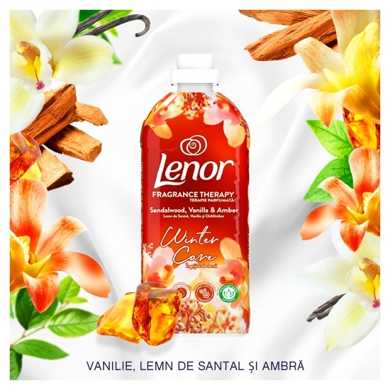 Balsam de rufe Sandalwood, Vanilla & Amber, 48 spălări, 1.2l