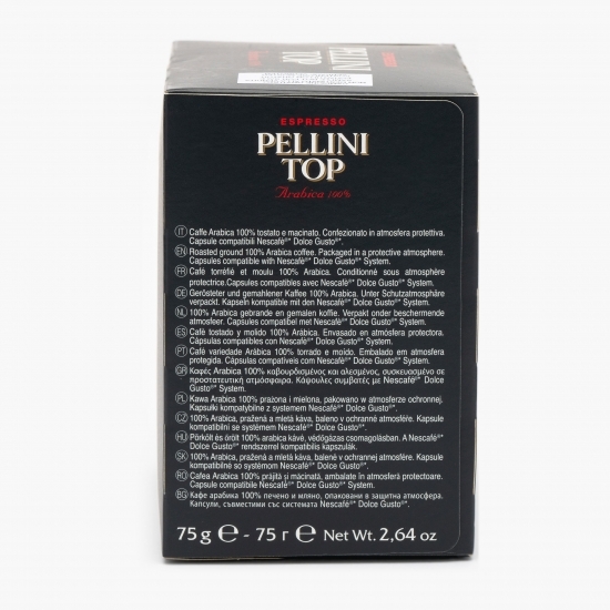 Capsule cafea, Espresso Arabica 100%, 10 băuturi, 75g