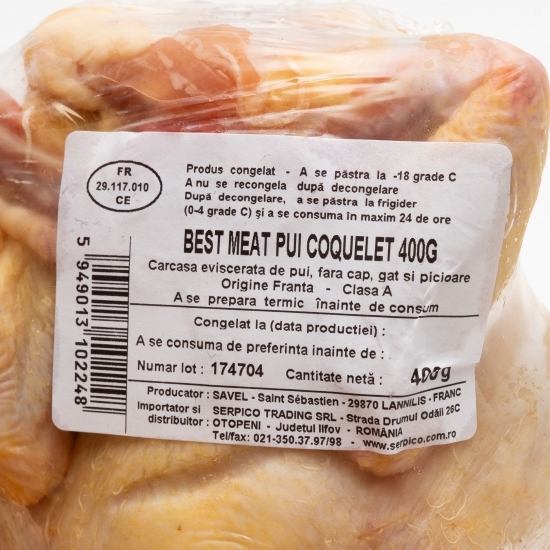 Pui Coquelet 400g