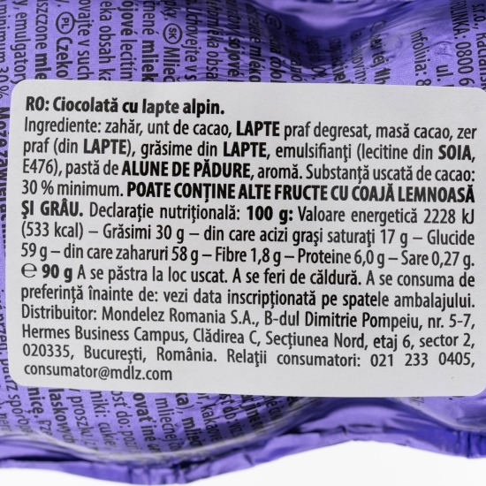 Iepuraș ciocolată cu lapte 90g