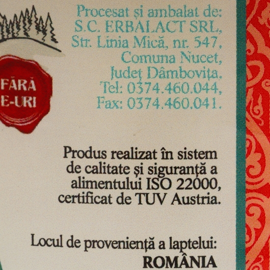 Brânză proaspătă de vacă 27% grăsime 500g