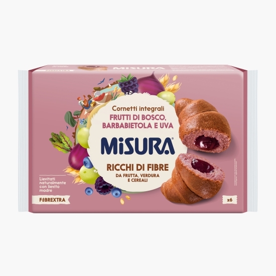 Croissant integral cu fructe de pădure, sfeclă 308g