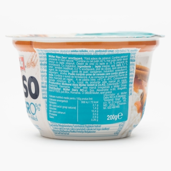 Orez cu lapte și scorțișoară fără zahăr adăugat 200g
