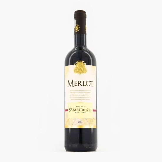 Vin roșu sec Merlot, 14.5%, 0.75l