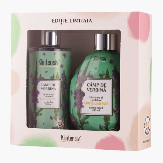 Set cadou gel de duș și săpun lichid - Câmp de Verbină