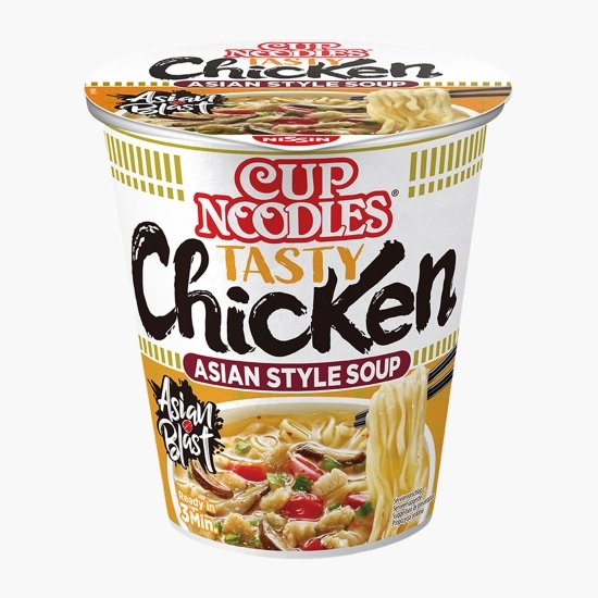 Supă instant noodles cu aromă de pui 63g