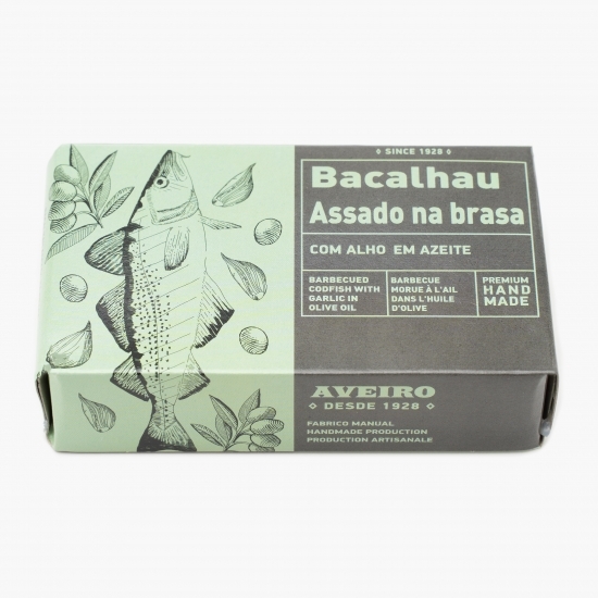 Cod grătar cu usturoi în ulei de măsline 120g
