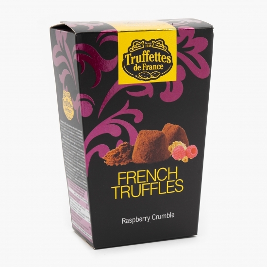 Trufe franțuzești cu bucăți de zmeură 200g