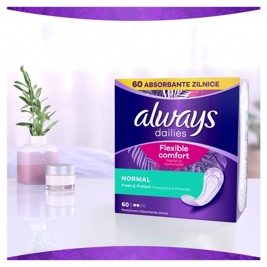 Absorbante zilnice Fresh & Protect Normal 60 buc