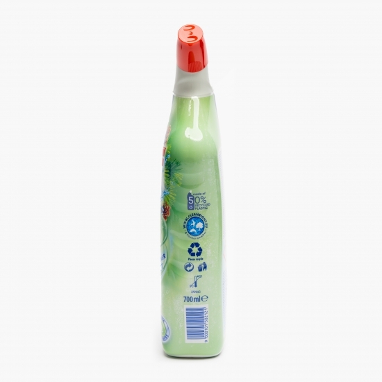 Soluție de curățat toaleta cu parfum de pin 0.7l