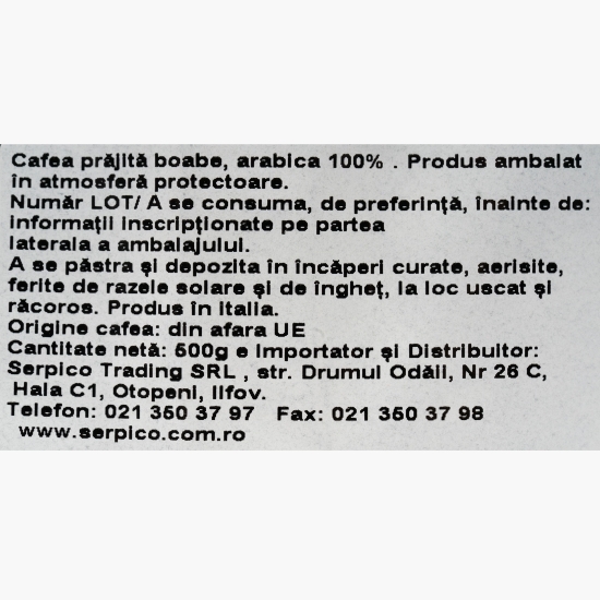 Espresso Arabica 100% 500g, cafea boabe