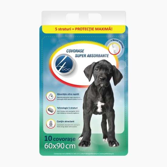 Covorașe super absorbante 60x90, 10 buc