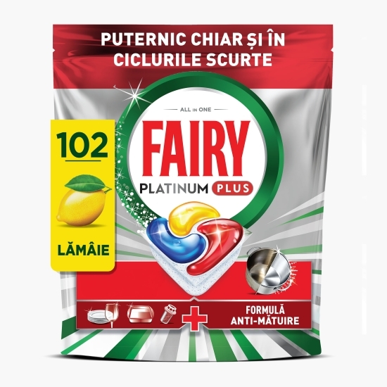Detergent capsule automat pentru mașina de spălat vase Platinum Plus, 102 spălări
