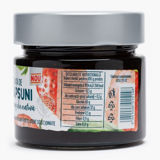 Dulceață de căpșuni fără zahăr adăugat 240g