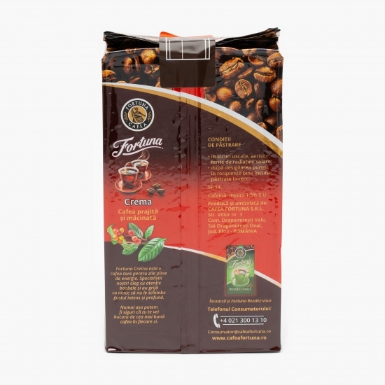 Crema 500g, cafea prăjită și măcinată 