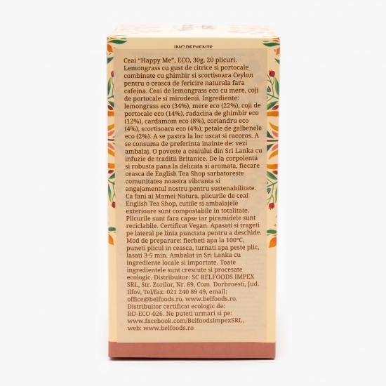  Ceai eco asiatic ayurvedic Happy me 30g