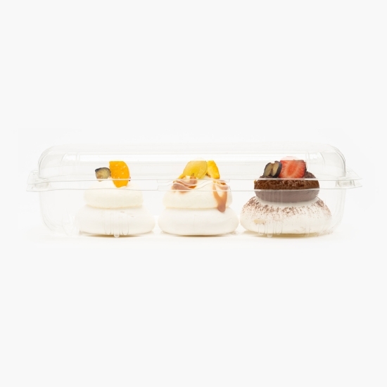 Miniporții cu fructe de pădure, cremă de mascarpone și caramel 80g
