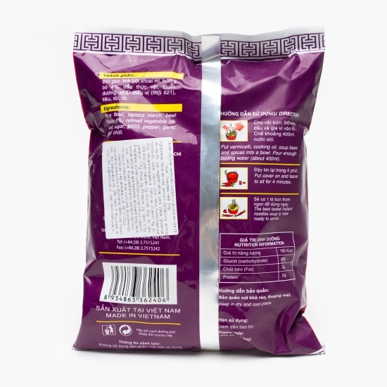 Tăiței de orez instant cu aromă de vită Vermicelli 70g