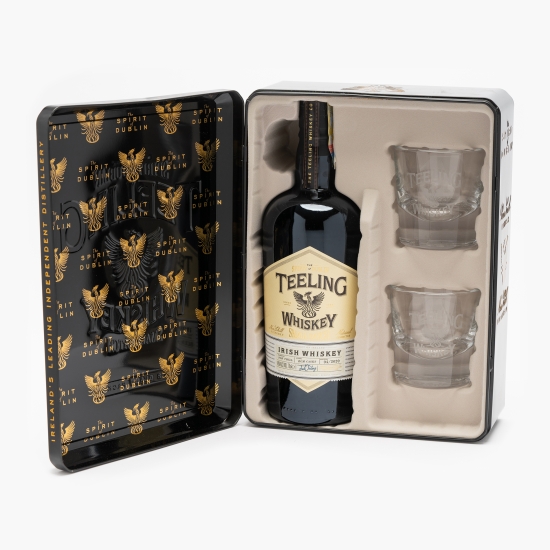 Blended Whiskey, 46%, Ireland, 0.7l + 2 pahare