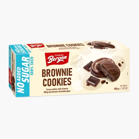 Cookies brownie, fără zahăr 100g