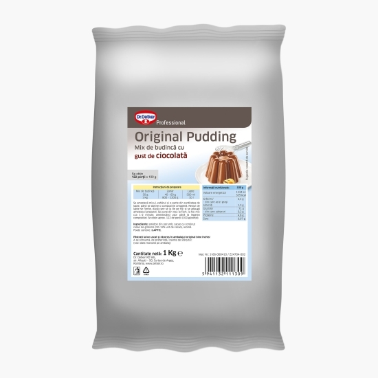 Mix de budincă Original Pudding Professional cu gust de ciocolată 1kg