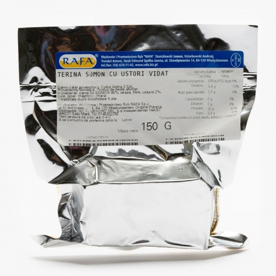 Terină somon cu usturoi 150g