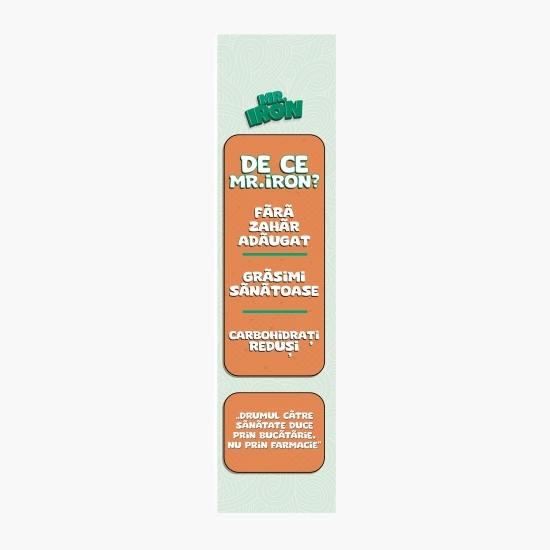 Cereale vegane cu scorțișoară, cu 30% proteină, fără zahăr, low carb, fără gluten 250g