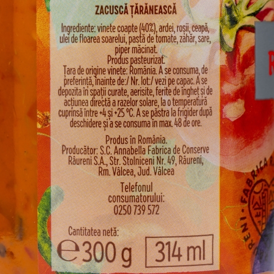 Zacuscă țărănească 300g