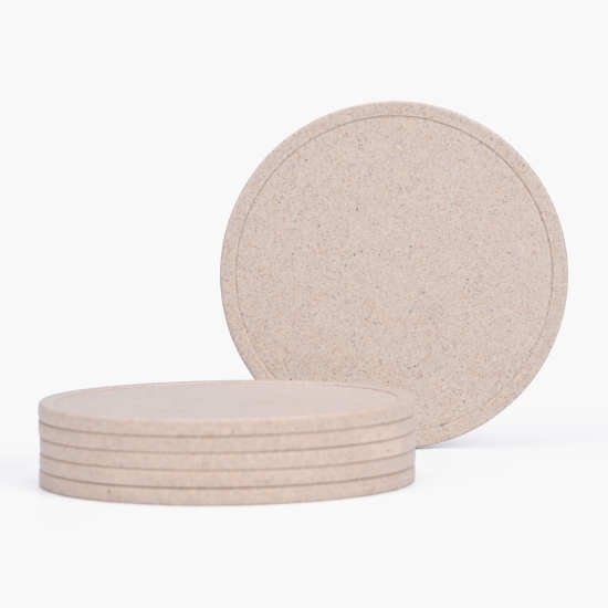 Set 4 suporturi rotunde, diferite culori pastel