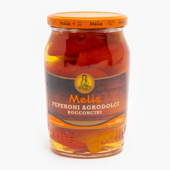 Mix gogoșari roșii și galbeni în oțet 680g