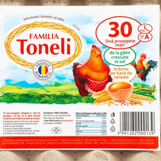 Ouă mărimea L cod 2, 30 buc