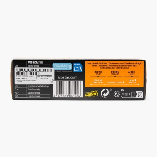 Tablete izotonice cu aromă de portocale 120g