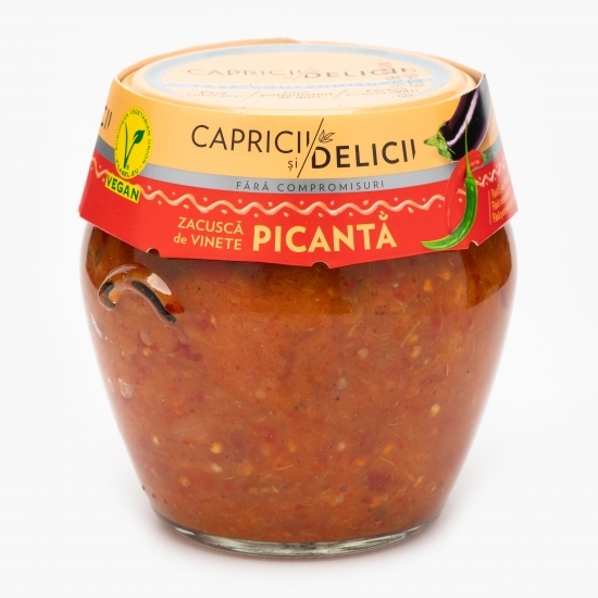 Zacuscă de vinete picantă 550g