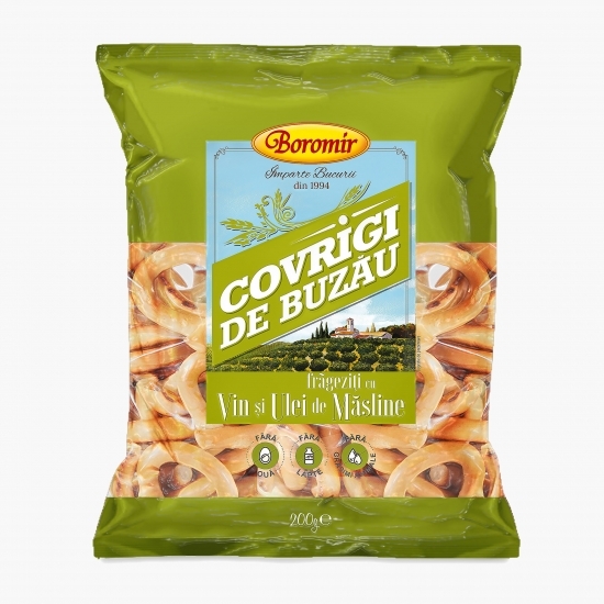 Covrigi de Buzău vin și ulei de măsline 200g