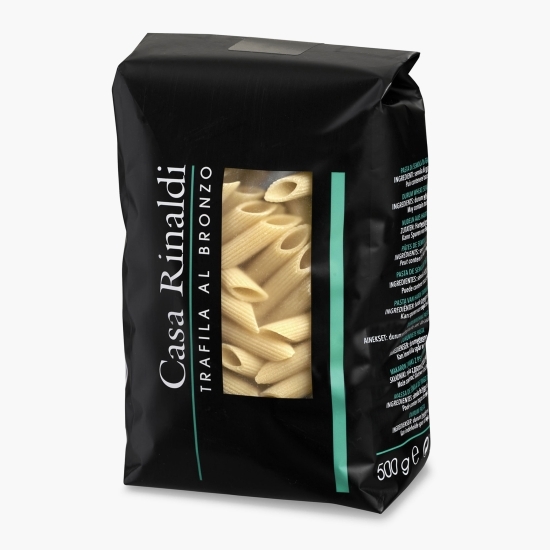 Paste Penne Rigate din grâu dur, trefilate în bronz 500g