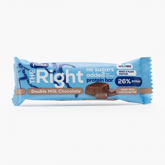 Baton proteic cu ciocolată fără zahăr adăugat, cu îndulcitor 60g